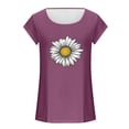 thumbnail image 4 of Birdeem Womens Cap Sleeve Tops Summer Tank Top Casual Basic Tees Shirts Loose Blouses, 4 of 12