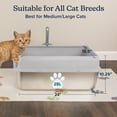 thumbnail image 4 of PETMAKER Stainless Steel Cat Litter Box with High Sides and Scoop Included, 4 of 7