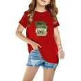 thumbnail image 2 of TFEOQRY Children Girls And Boy shirts Tie dye printed casual short sleeved round neck top, 2 of 4