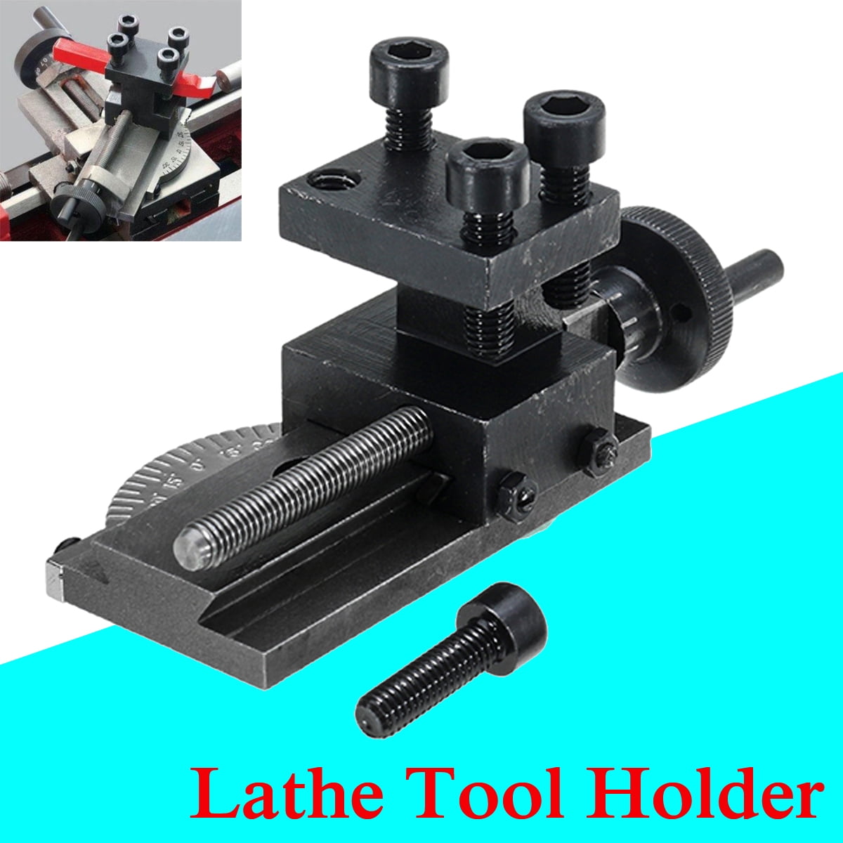 30° Rotatable Lathe Tool Holder Accessories S/N10154 For SIEG C0 Mini