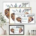 thumbnail image 4 of Designart 'Hearted Shaped Feathers With Love' Traditional Framed Canvas Wall Art Print, 4 of 5