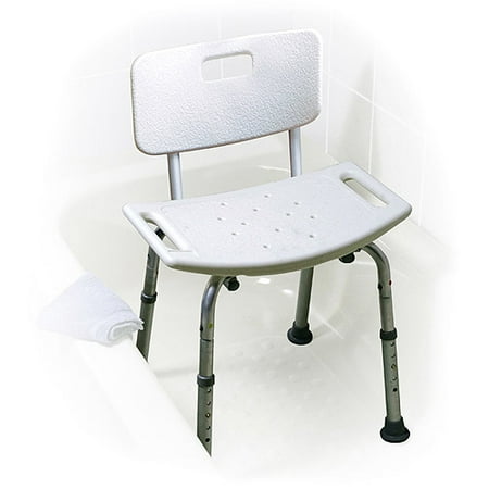 Bath Bench With Back No Tools Assembly Walmart Com