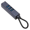 thumbnail image 1 of USB C To Ethernet Adapter, USB C Hub 1000Mbps 100Mbps RJ45 Gigabit Ethernet Port 4 In 1 With Storage Hole For Laptops, 1 of 8