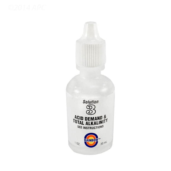 Pentair R161185 No.3 Acid Demand Total Alkalinity Solution, 1-Ounce