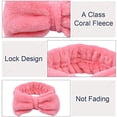thumbnail image 3 of Bowknot headband makeup hair band wash spa yoga exercise shower elastic hair band girls and women (2PCS), 3 of 5