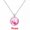 Rose, variant on Full Moon Rising Moon Pendant Necklace Glow In The Dark Luminous Chain Women :yy-White