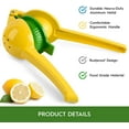thumbnail image 2 of Metal 2 in 1 Lemon Lime Combo Squeezer - Manual Citrus Press Juicer, 2 of 7