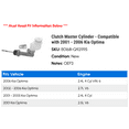 thumbnail image 2 of Clutch Master Cylinder - Compatible with 2001 - 2006 Kia Optima 2002 2003 2004 2005, 2 of 2