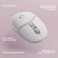 thumbnail image 3 of Logitech G705 Wireless Gaming Mouse, Customizable LIGHTSYNC RGB Lighting, Lightspeed Wireless, Bluetooth Connectivity, Lightweight, PC/Mac/Laptop - W, 3 of 8