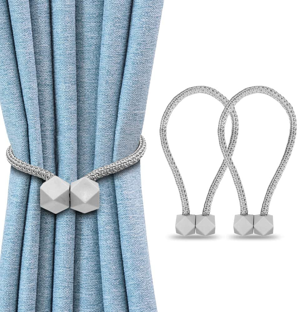 2pcs Handmade Curtain Tie Backs Polyester Rope Tiebacks Holdbacks Home Decor 