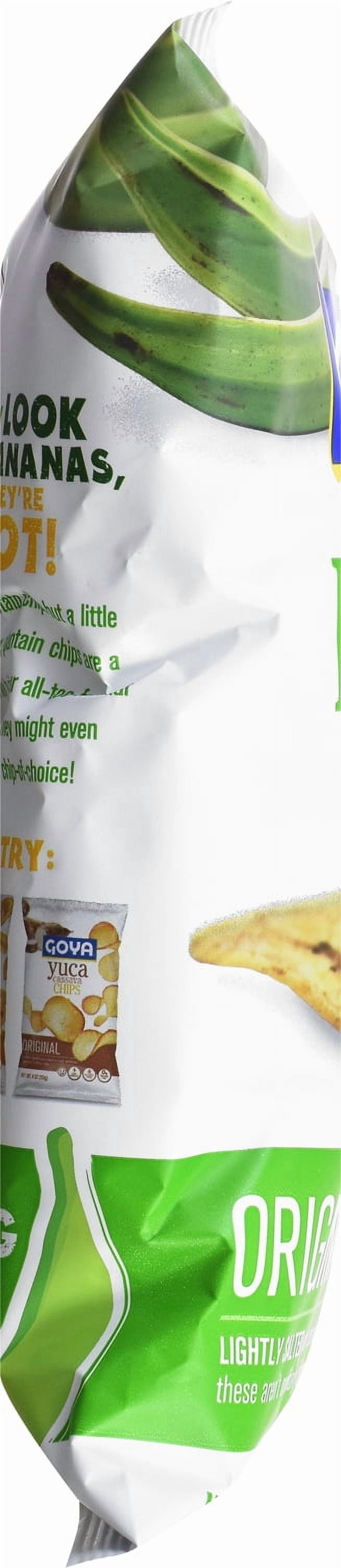(4 pack) GOYA Plantain Chips, 5 oz Bag