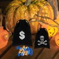 thumbnail image 4 of 4 bolsas de monedas de tesoro pirata para Halloween, bolsas de monedas doradas, 4 of 7