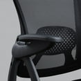 Mainstays Ergonomic Office Chair with Adjustable Headrest, Black Fabric