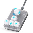 thumbnail image 3 of Teclado de JUEGO MECÁNICO DE UNA MANO, RGB Light Blue Switch Mecánnico Gaming Keypad 4 Teclas 1 Conexión de La Perilla Tipo C Bt para Juegos, 3 of 7