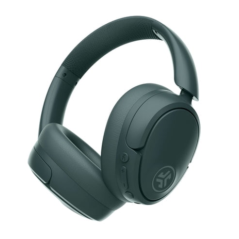 JLab JBuds Lux ANC Wireless Over-Ear Headphones, Bluetooth, 70 Hour Battery, Hybrid Active Noise Cancelling, Green (Sold Without Manufacturer Warranty)