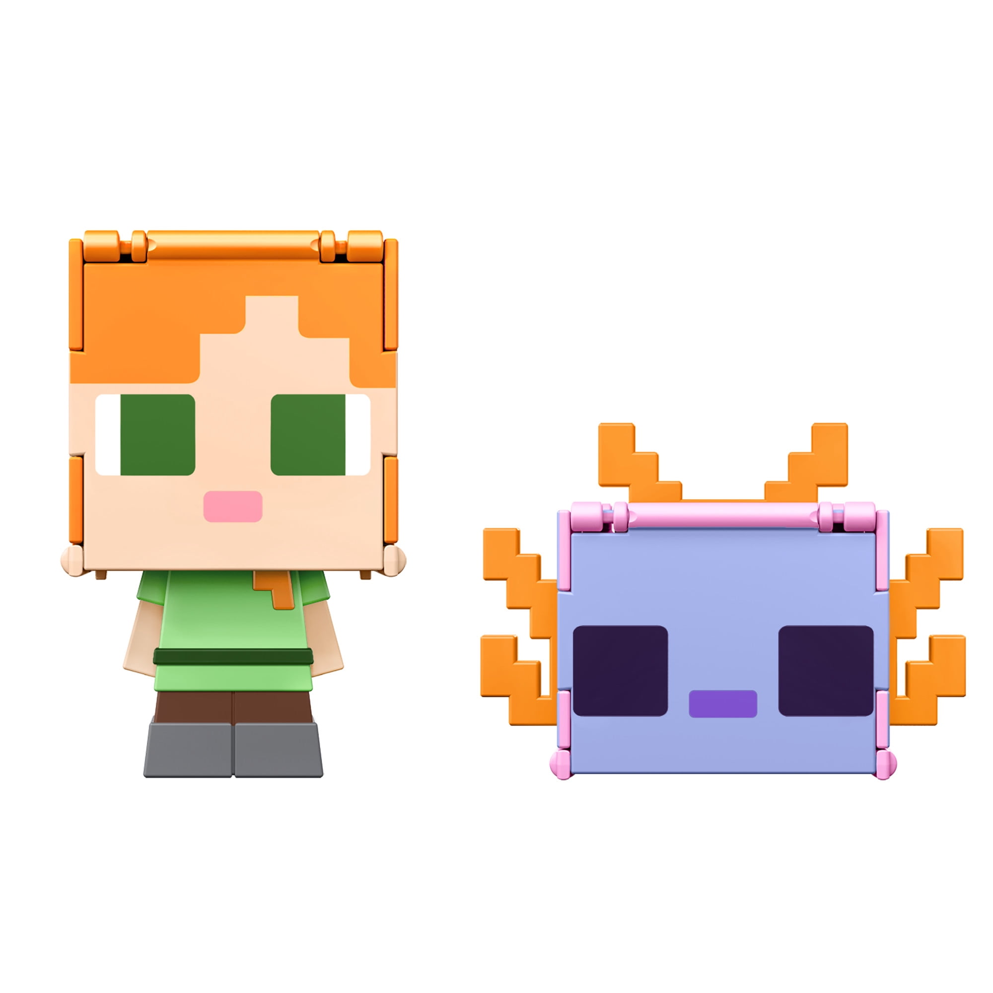 Moleskine「FLIPS」フィギュアセット Minecraft Flippin' Figs Figures Collection, 2-in-1 Fidget, 3.75