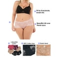 thumbnail image 3 of Barbra Women's Panties Retro Lace Boy Shorts Small to Plus Size Multi-Pack, 3 of 8
