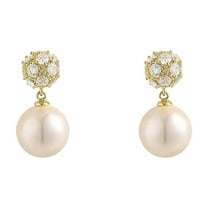 CILENON Pearl Pearl Earrings Female Love Design Light Luxury High End Trendy Earrings Silver Needles Sweet Earrings And Earrings (White,One Size)