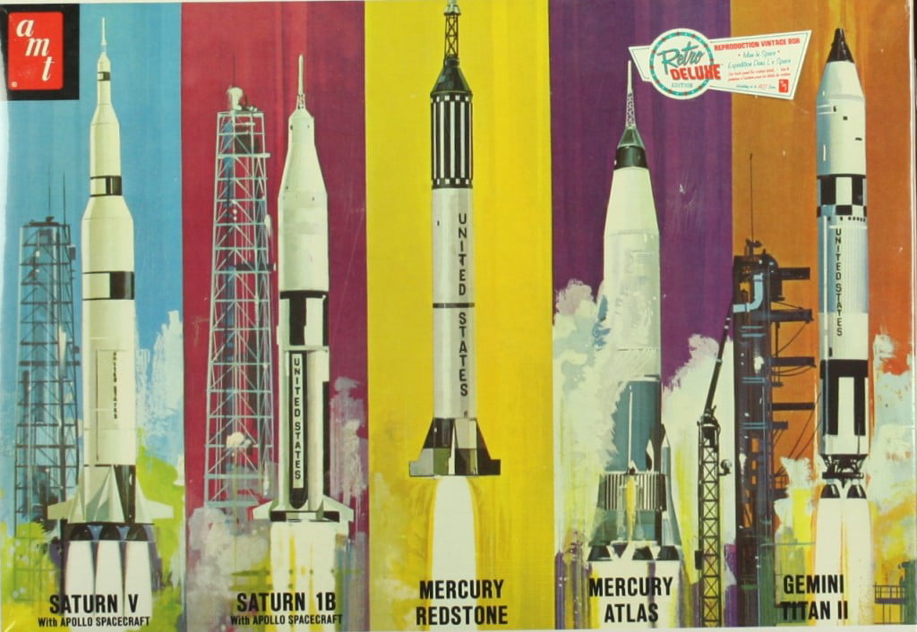 AMT 1/200 Saturn V Rocket and Apollo Spacecraft Amt1174 for sale online 