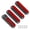 Black Red, variant on LAZIOEGR 4‑Pack Reflective Wheel Hub Caps for M365, PRO, PRO2, 1S Electric Scooters – Waterproof, Easy Install, 10 Screws Included