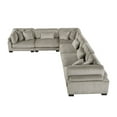thumbnail image 2 of Lexicon Traverse Corduroy 6-Piece Modular Sectional in Taupe, 2 of 10