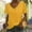 B_ Yellow, variant on Olyvenn Womens V Neck Short Sleeve T Shirts Casual Loose Fit Shirt Short Sleeve Fashion Summer Tops Basic Tee 2025 Red XXL