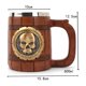 thumbnail image 5 of Taza de cerveza de acero inoxidable de resina Retro, taza de café de Halloween con Calavera, taza de té creativa, 5 of 6