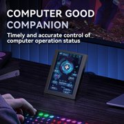 Écran d'affichage,Moniteur Cpu Sous-écran Ips moniteur Affichage sous-écran Abs Support 3.5 Inch Affichage Ordinateurs Moniteur Ordinateurs Monitor Cpu Buzhi Diy Thème Abs gratuits Support Diy Support DiY Thème