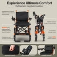 thumbnail image 2 of Silla de ruedas eléctrica SuperHandy GoRide 2: ligera (19 kg), plegable, con dos motores sin escobillas, giro cero, freno electromagnético y diseño portátil para mayor movilidad (capacidad de 136 kg)., 2 of 5