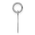 thumbnail image 3 of FJC Finejewelers 14 kt White Gold Personalized Plain .013 Gauge Round Engravable Disc Charm 16 x 10 mm, 3 of 5