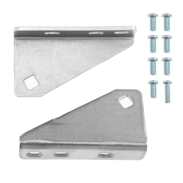 Shisuyan 2 Pcs Charnières de Porte de Congélateur Accessoires en Acier Inoxydable
