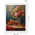 thumbnail image 2 of Diamond Art Kit for Adults, Violin Roses Vase Tapestry Vintage Diamond Painting for Adults Beginners, 5D DIY Diamond Art Painting Kits, Colorful Diamond Painting Craft for Home Decor 12x16, 2 of 7