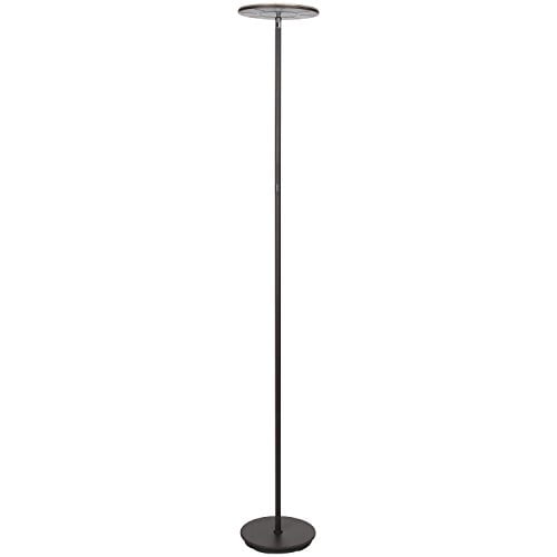 Brightech Sky Led Torchiere Super Bright Floor Lamp Tall Standing Modern Pole Light For Living Rooms