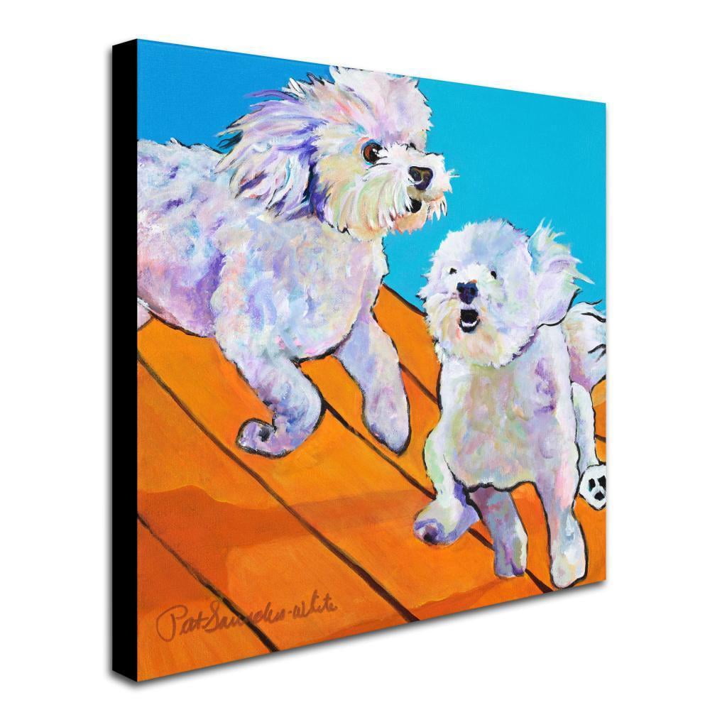 Trademark Fine Art "Catch Me" Canvas Art by Pat Saunders