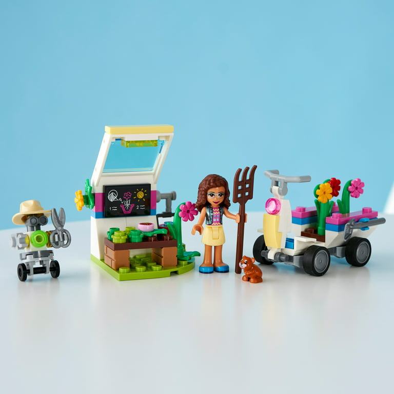 omfavne Funktionsfejl Afslag LEGO Friends Olivia's Flower Garden 41425 Building Toy Includes Garden  Accessories and a Vehicle Toy (92 Pieces) - Walmart.com