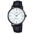 thumbnail image 1 of Casio Standard Analog Leather Strap White Dial Quartz LTP-VT03BL-7B Women's Watch, 1 of 1