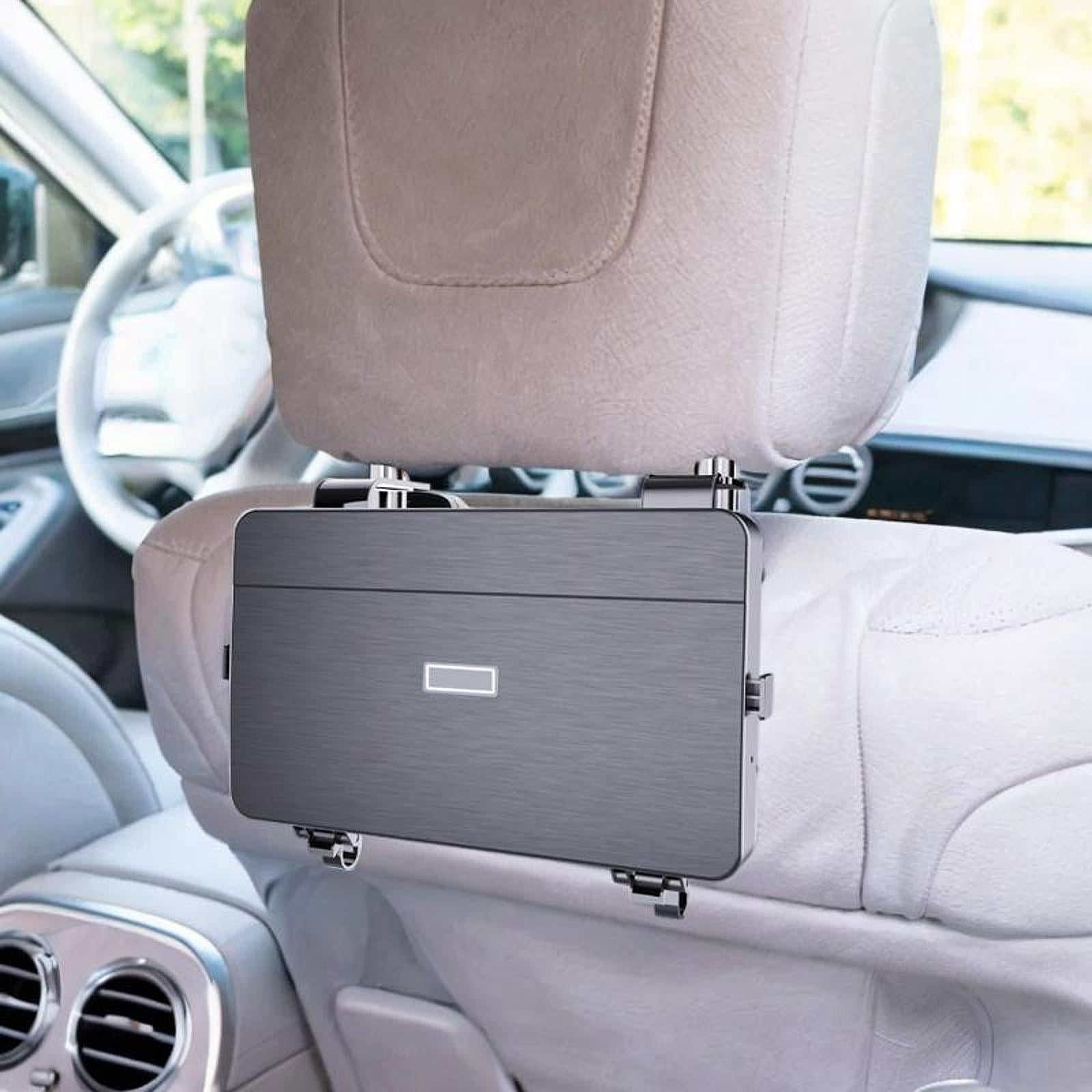 Zxpjkyu Generic Car Back Seat Tray Table Auto Headrest Table Foldable Tissue Box Stable