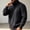 Black, variant on Vxararl Men's Turtleneck Cable Knit Sweater, Chunky Thermal Long Sleeve Pullover Jumper Casual Fall Winter Warm Knitted Top for Daily Outdoor Wear Beige L