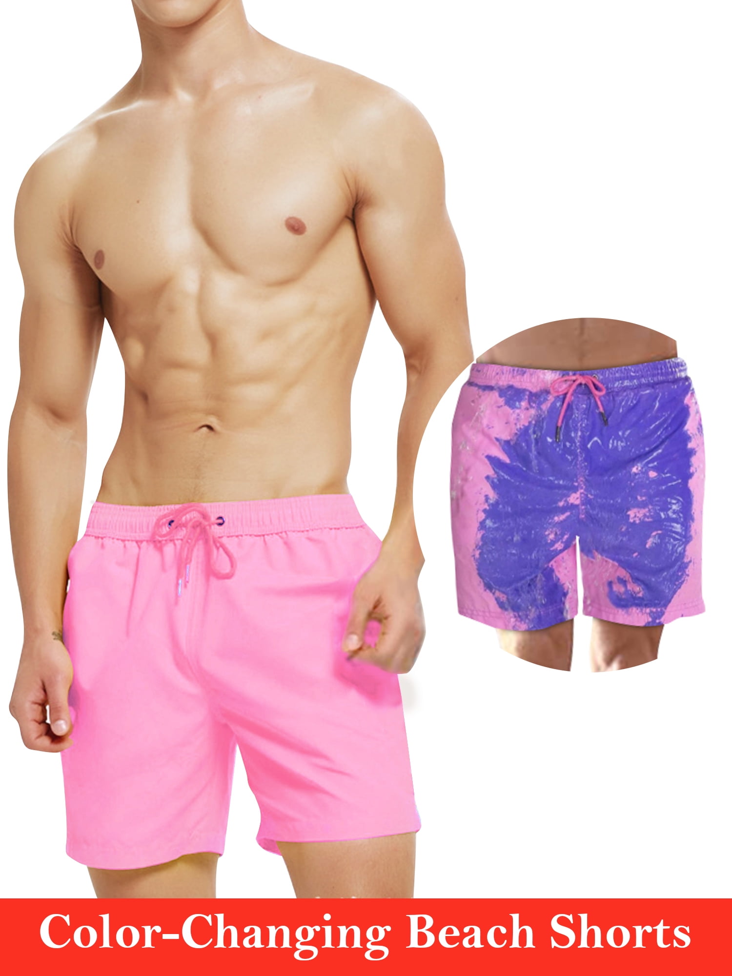 pink swimsuit men