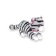 thumbnail image 5 of Gatito De Peluche Acostado Colo Gris Con Rayas Negras, 5 of 5