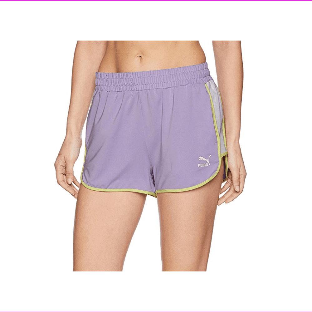 puma lilac shorts