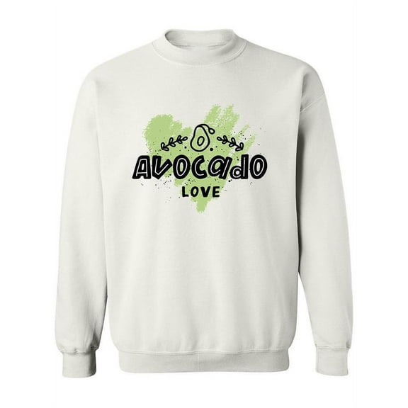 Avocado Love Sketch Sweatshirt Women -Image by Shutterstock, Female 3X-Large