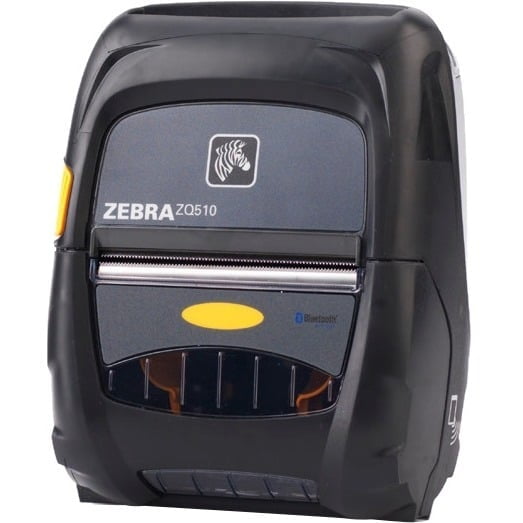 Zebra ZQ510 Mobile Bluetooth Thermal Barcode Printer Charger 3" 203 DPI USB/Bluetooth/Ethernet with Battery P/N ZQ51-AUE0000-00