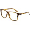 thumbnail image 7 of MARE AZZURO Extra Large Square Reading Glasses Men Oversized Readers Big Face 1.00 1.25 1.50 1.75 2.00 2.25 2.50 2.75 3.00 3.50 4.00 5.00 6.00 (Tortoise, 200), 7 of 7