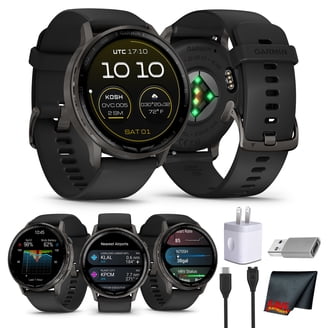 Approach S42 GPS Golf Smartwatch - Carbon Gray w/ Black - Walmart.com