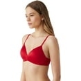thumbnail image 2 of B.tempt’d Womens Future Foundation Wireless Contour Bra, Haute Red, 38DD, 2 of 3