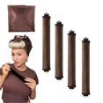 thumbnail image 1 of 4-Pack Heat-Free Curling Irons Heat-Free Curling Irons - Brown, 1 of 4