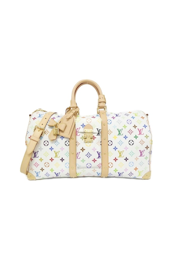 Pre-Owned Louis Vuitton Multicolore (LV x TM) Keepall Bandouliere 45cm Boston Bag M13742