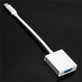 thumbnail image 6 of FRCOLOR USB 3.1 Converter Hub Silver Plastic for Signal Transmitting Type-C to VGA Cable Full, 6 of 6