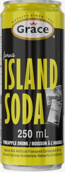 GRACE FAMOUS ISLAND SODA (CAN) : PINEAPPLE DRINK